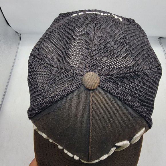 Hurley Pro ASP Surf Flexfit Hat Adult 110 Snapback Mesh Cap Black Embroidered - Picture 6 of 9